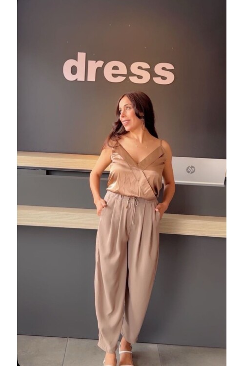 Kadın Beli Lastikli Pantolon